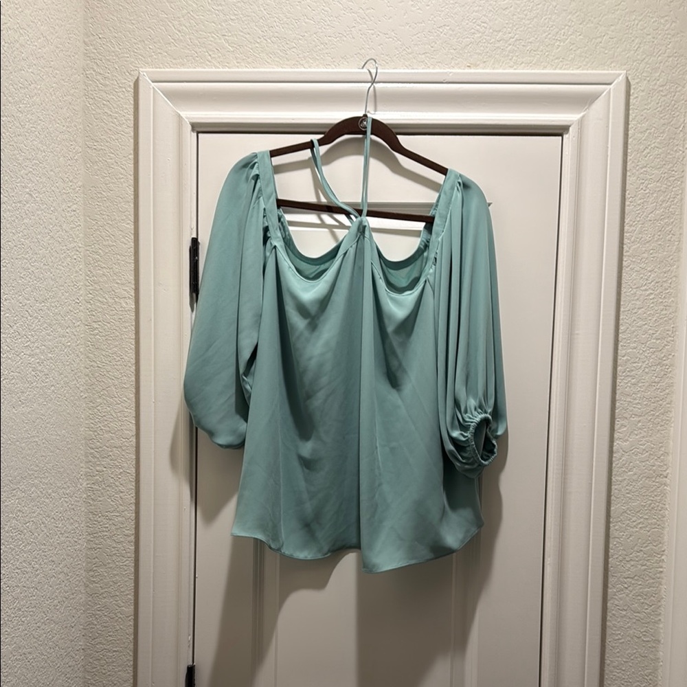 Sexy  Women's Green Blouse